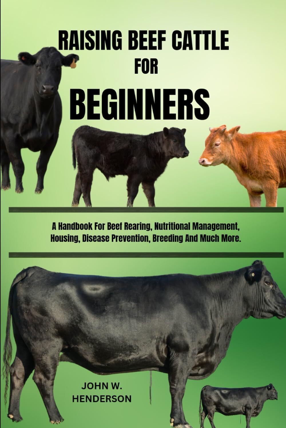 W Henderson John Raising Beef Cattle For Beginn BOOK NUOVO