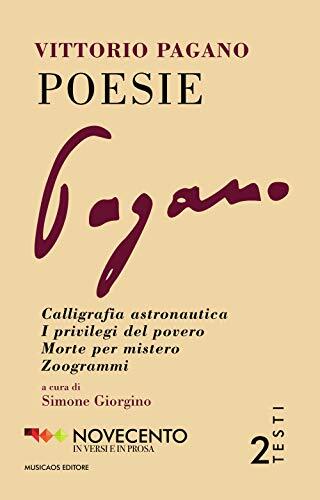 9788894966626 Poesie - Vittorio Pagano,S. Giorgino