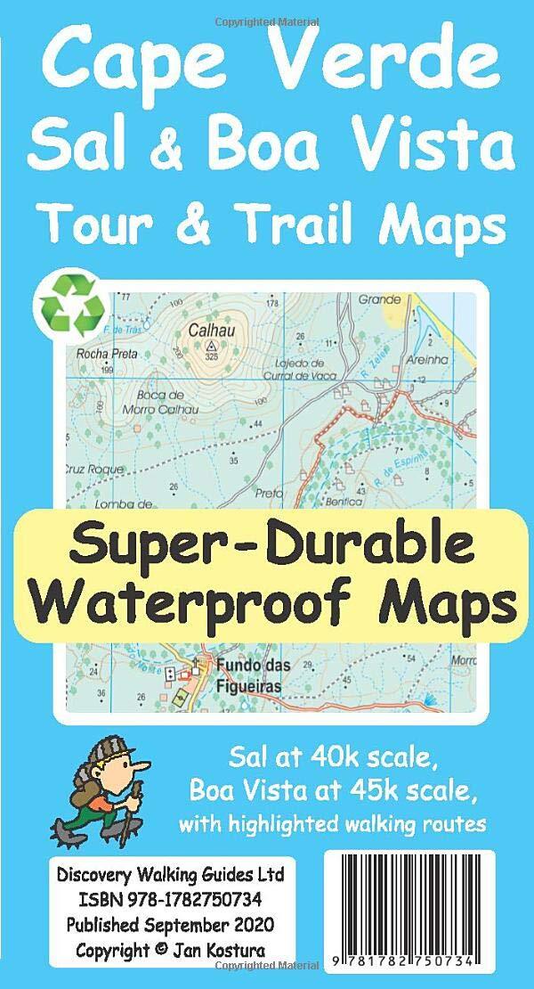 9781782750734 Cape Verde Sal and Boa Vista Tour and Trail Maps - Jan Kostura