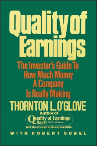Thornton L. O'glove Quality of Earnings (Tascabile)