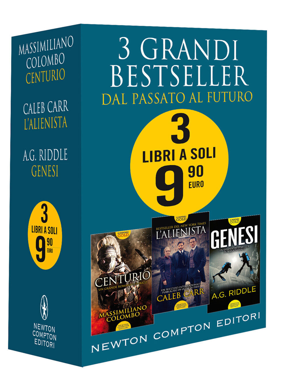 3 grandi bestseller. Dal passato al futuro: Centurio-L'alienista-Genesi - ...