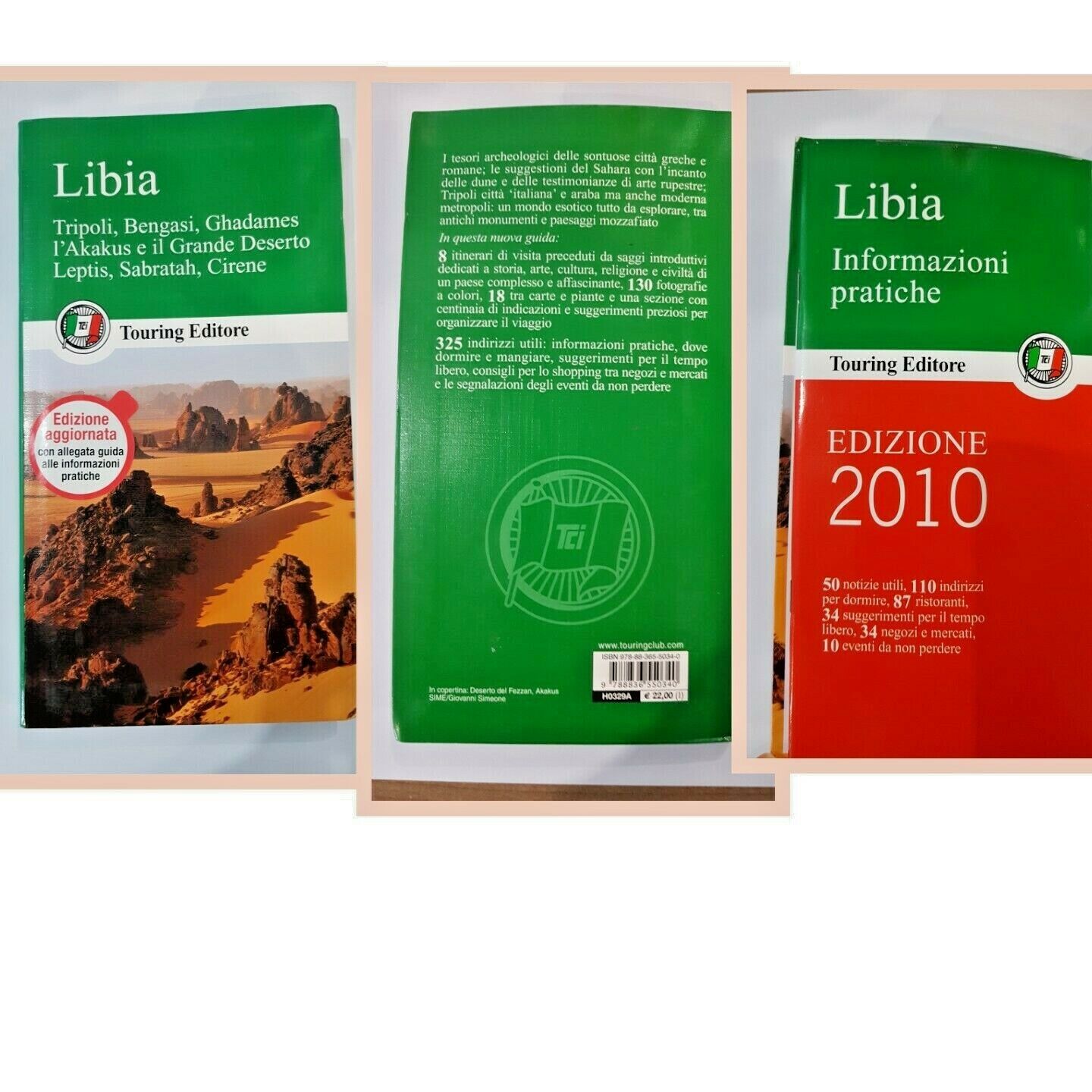 LIBIA TRIPOLI BENGASI  TOURING EDITORE 2010 97888365500340 Touring Club