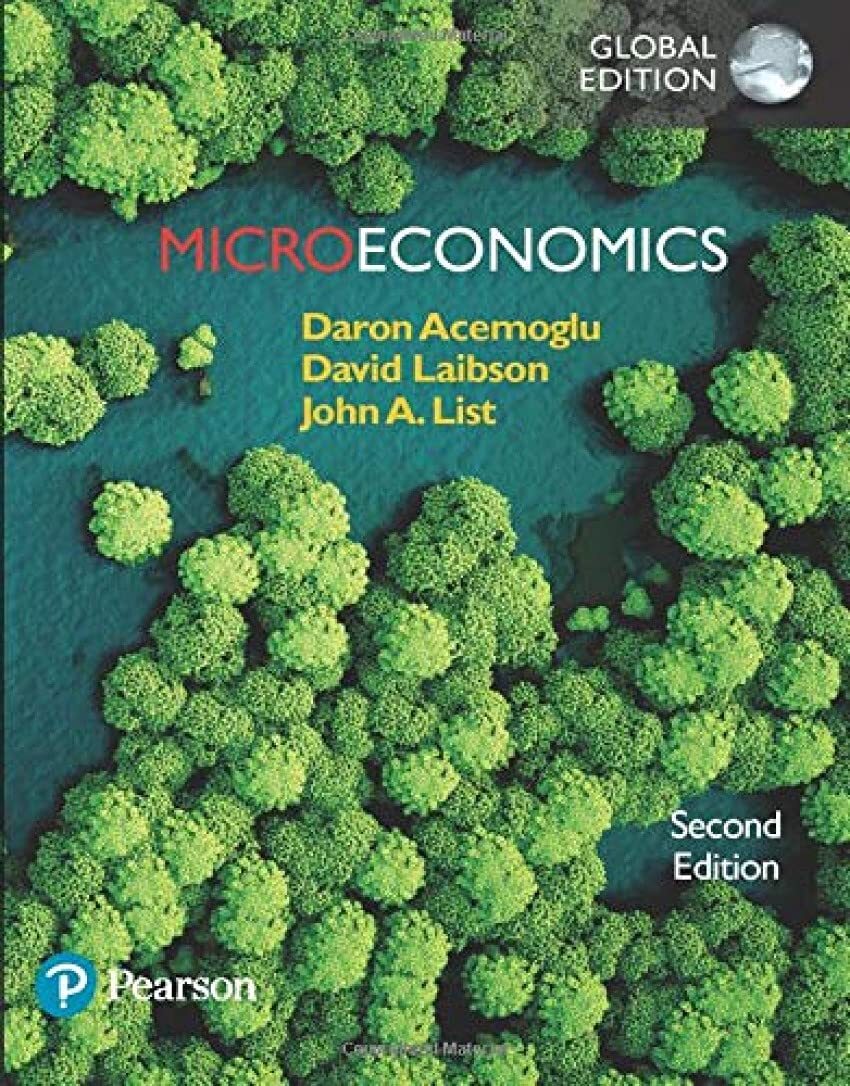 9781292214351 Microeconomics, Global Edition - Daron Acemoglu