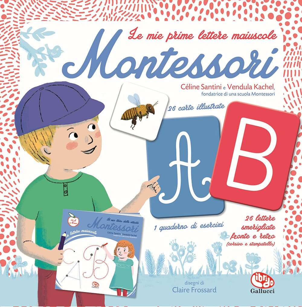 9788832772265 Le mie prime lettere maiuscole Montessori. Ediz. a... Con 26 Carte