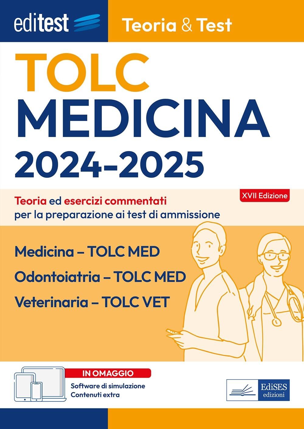 Libri Medicina, Odontoiatria, Veterinaria TOLC-MED E TOLC-VET. Teoria E Test. Co