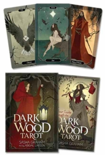 Sasha Graham Abigail Larson Dark Wood Tarot (Mixed Media Product)