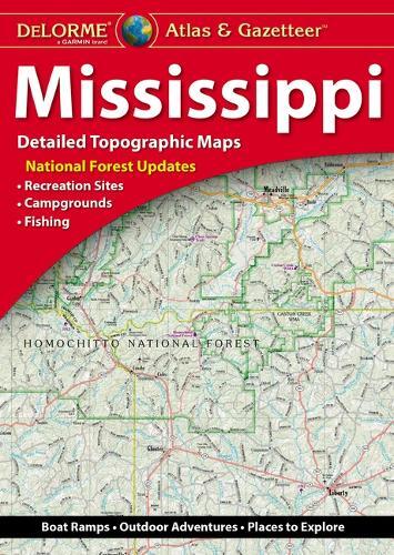 Delorme Atlas & Gazetteer: Mississippi (Tascabile)