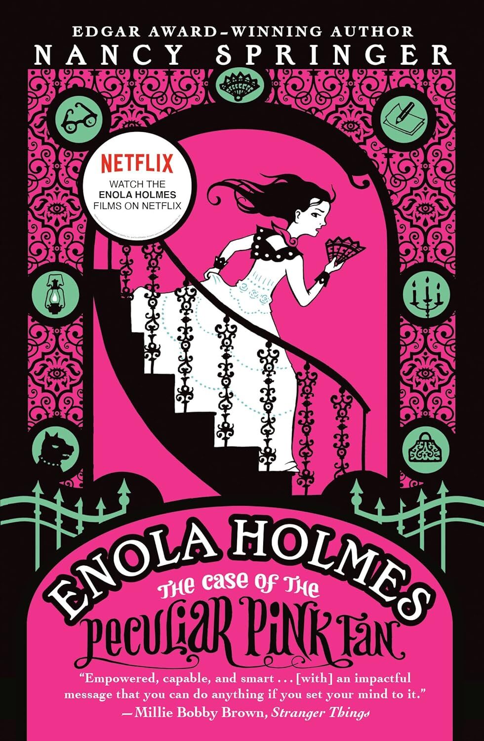 9780142415177 The Case of the Peculiar Pink Fan: An Enola Holmes Mystery: 4 - Na