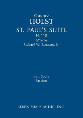 Gustav Holst St. Paul's Suite, H.118 (Tascabile)