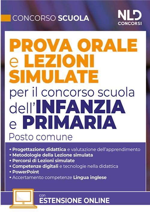 CONCORSO SCUOLA. PROVA ORALE E LEZIONI SIMULATE PER IL CONCORSO SCUOLA DELL'INFA