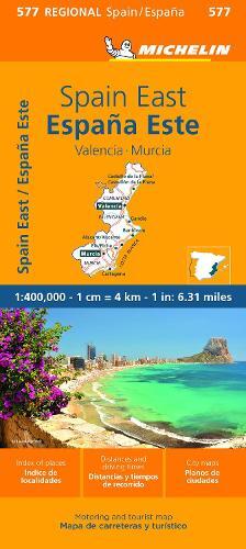Michelin Spain East, Valencia, Murcia - Michelin Regional Map 577 (Map)