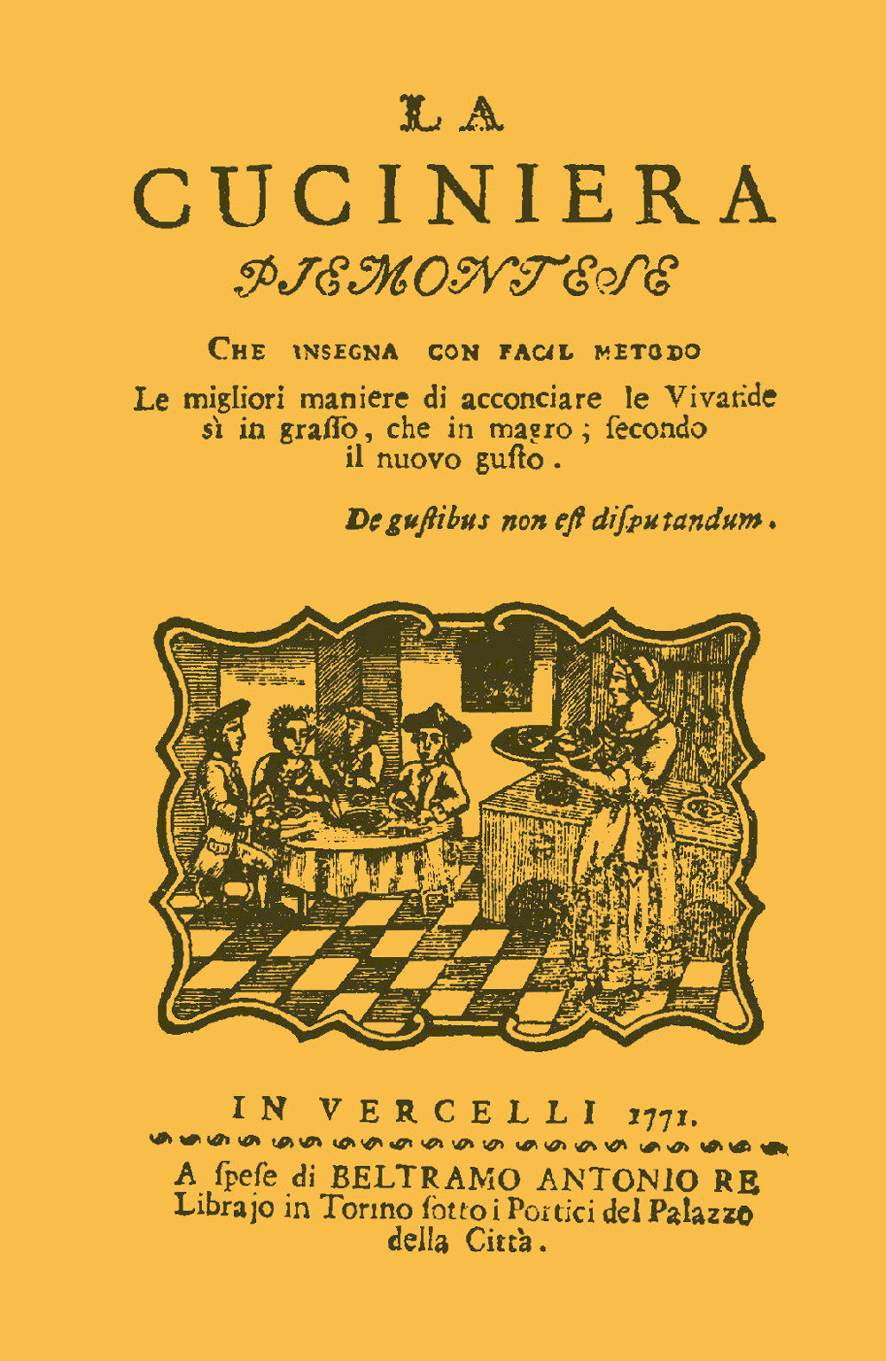 La cuciniera piemontese (rist. anast. 1771) - AA.VV.