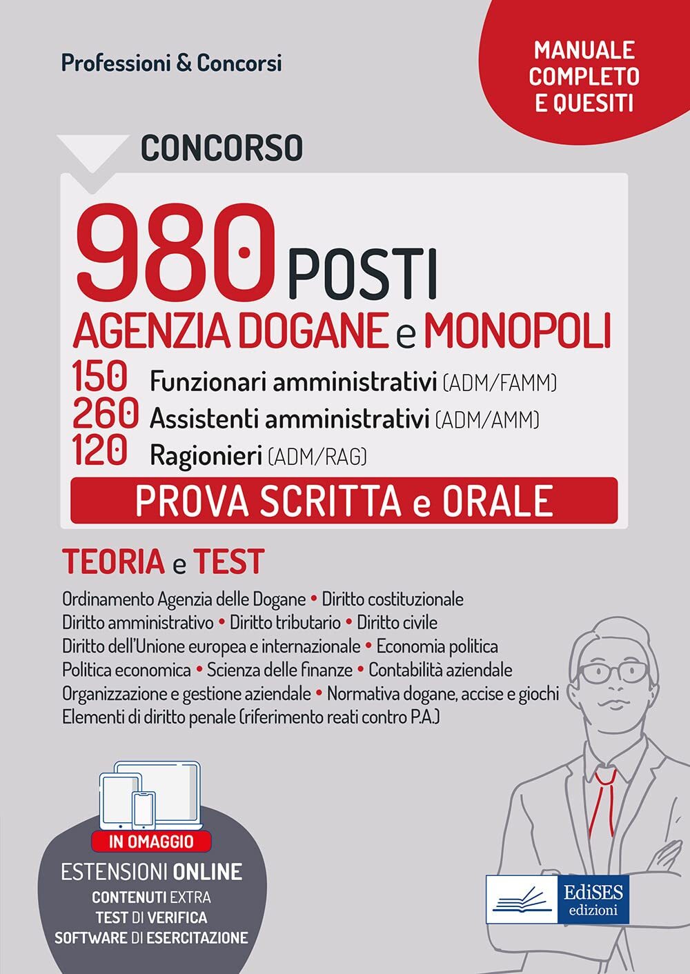 9788836227983 Concorso Agenzia Dogane e Monopoli 980 posti: manu...i simulazione