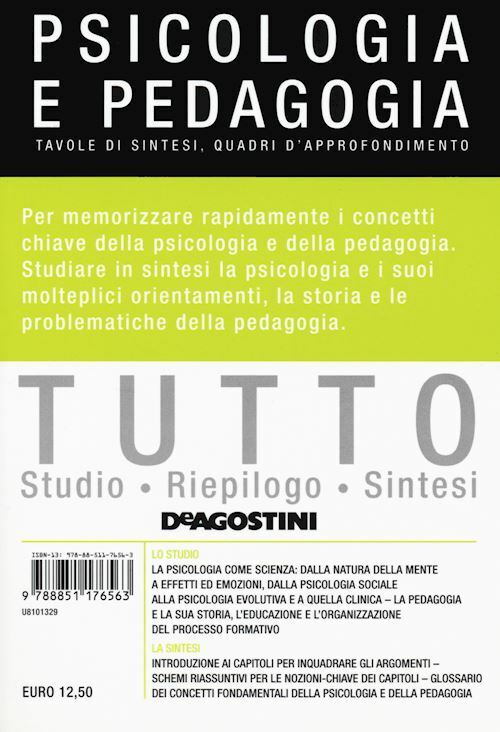 TUTTO PSICOLOGIA E PEDAGOGIA  - COLOMBO BARBARA - ISTITUTO GEOGRAFICO De