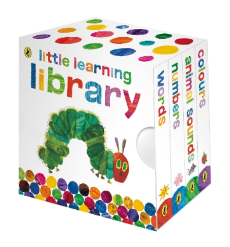 Eric Carle The Very Hungry Caterpillar: Little Learning Libra (Libro di cartone)