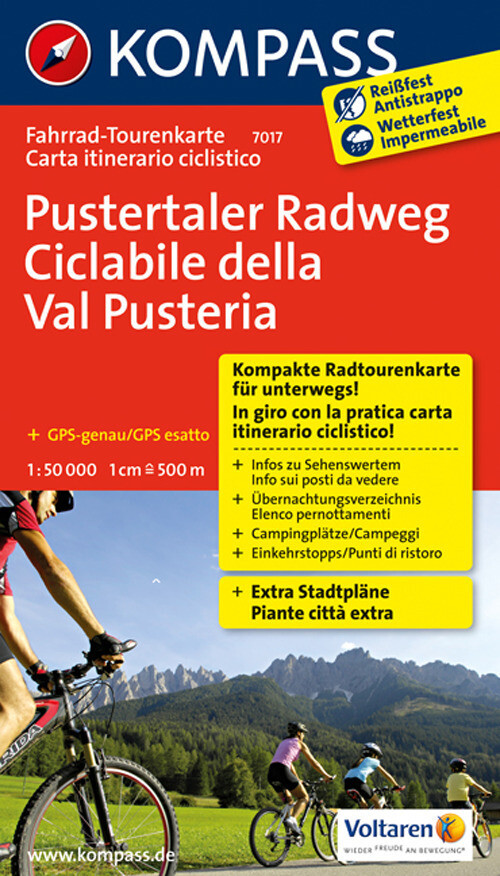 CARTA CICLOTURISTICA TOUR N. 7017. CICLA AA.VV.