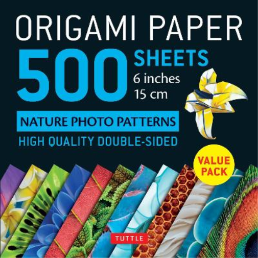 Tuttle Studio Origami Paper 500 sheets Nature Photo Patterns 6" (15 c (Notebook)