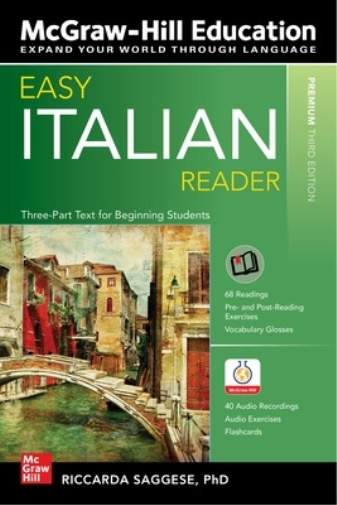 Riccarda Saggese Easy Italian Reader, Premium Third Edition (Tascabile)