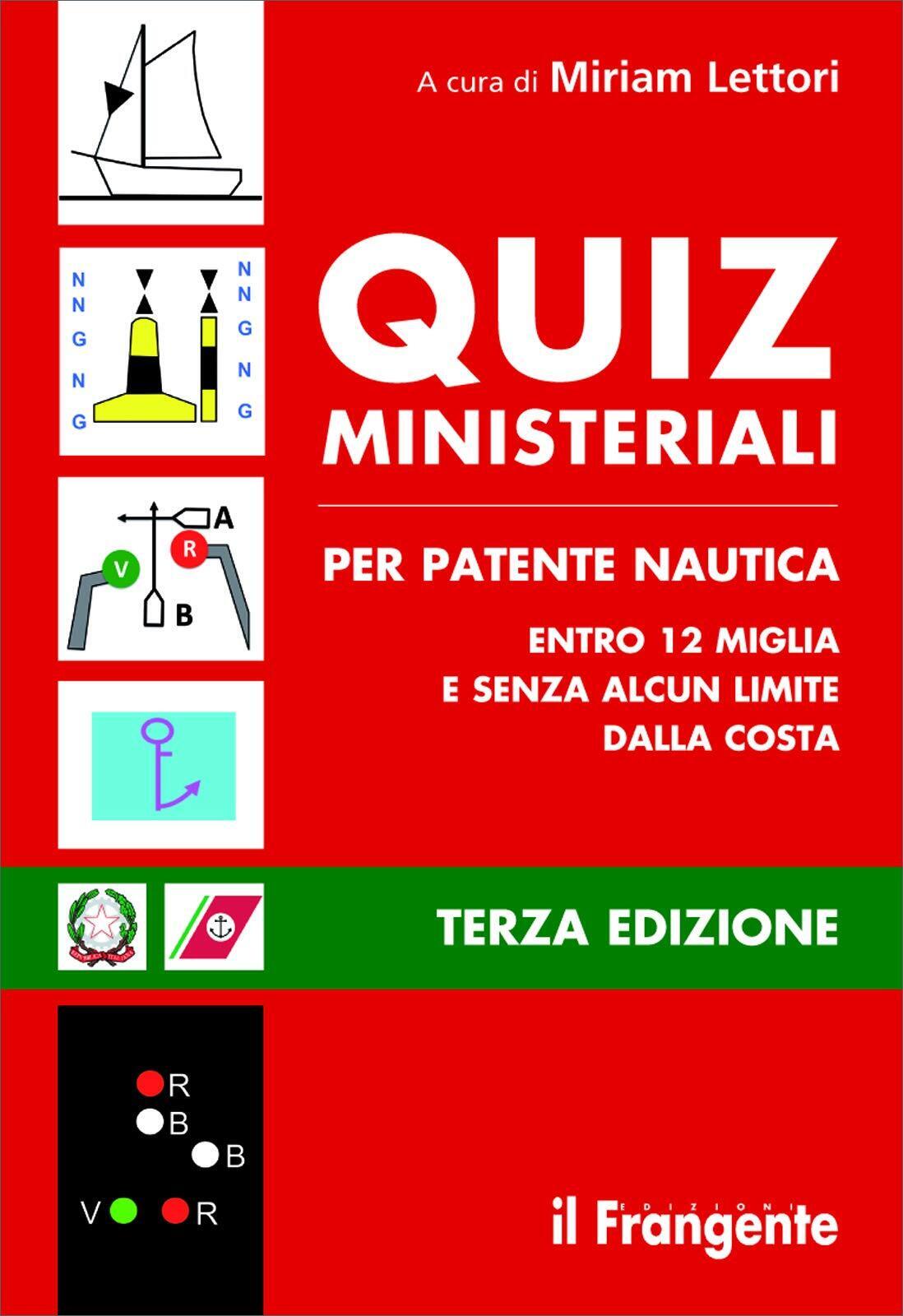 9788836100378 Quiz ministeriali per patente nautica entro 12 mig...e dalla costa
