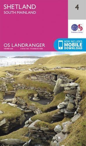 Shetland - South Mainland (Map) OS Landranger Map