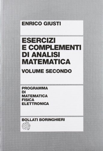 9788833954967 Esercizi e complementi di analisi matematica: 2 - Enrico Giusti