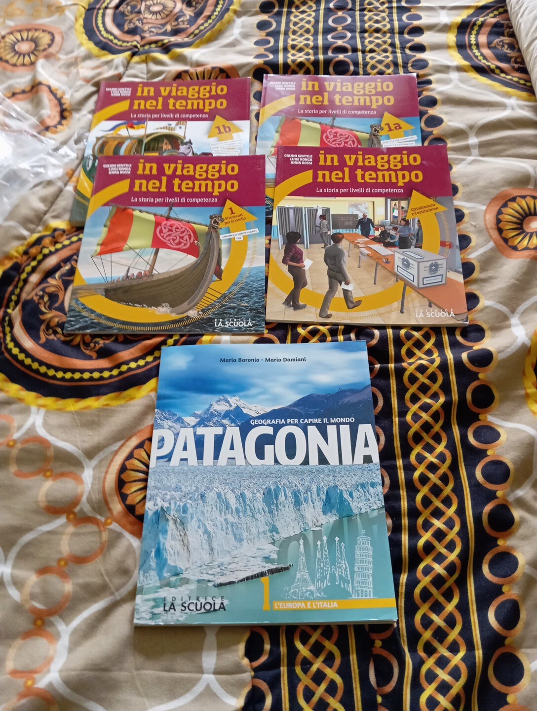 IN VIAGGIO NEL TEMPO 1 + PATAGONIA 1 KIT ED. ALUNNI - 9788835050193