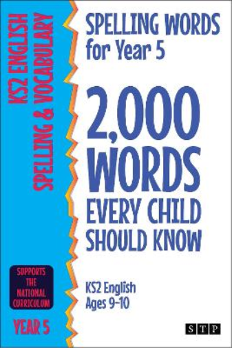 STP Books Spelling Words for Year 5 (Tascabile)