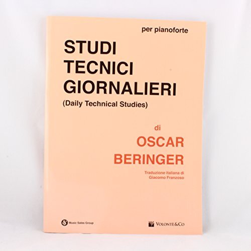9788863883237 Studi Tecnici Giornalieri - Beringer, Oscar (Pianoforte)
