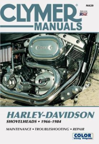 Harley-Davidson Shovelhead Motorcycle (1966-1984) Clymer Repair Manu (Tascabile)