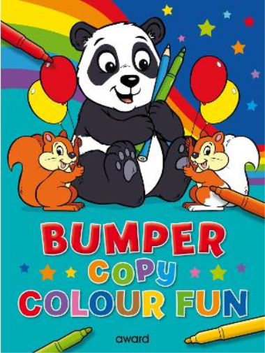 Angela Hewitt Bumper Copy Colour Fun (Tascabile) My First Bumper Copy Colouring