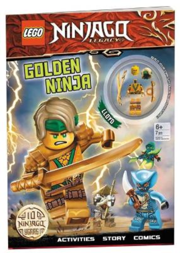 Lego Ninjago: Golden Ninja (Mixed Media Product) Activity Book with Minifigure