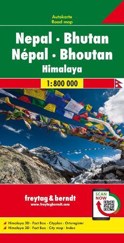 Nepal - Bhutan - Himalaya (Map)