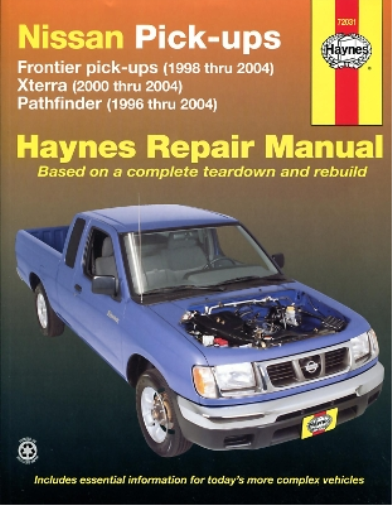 Nissan Frontier, Xterra & Pathfinder (9604) covering Frontier (Copertina rigida)