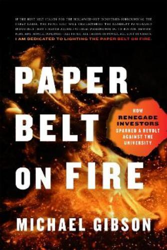 Michael Gibson Paper Belt on Fire (Copertina rigida)