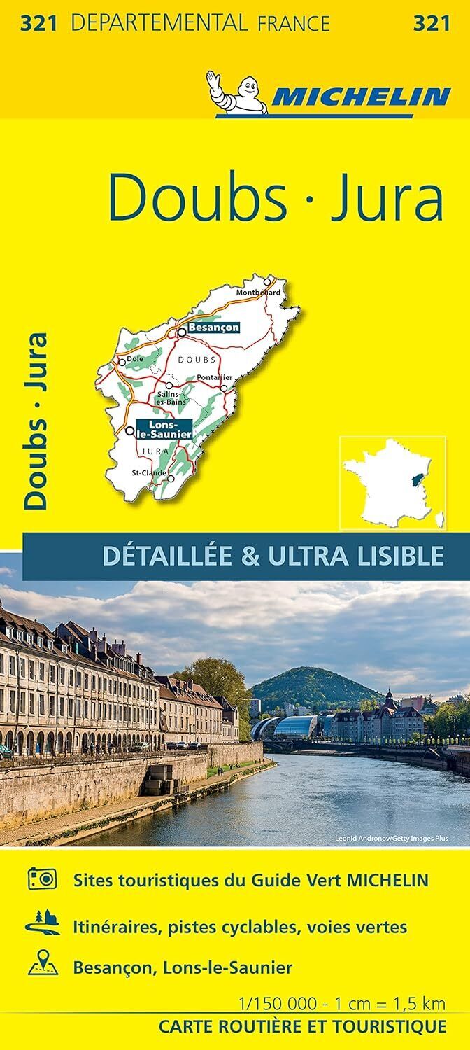 9782067202238 DOUBS / JURA 11321 CARTE ' LOCAL ' ( France ) MICH: Map - Collecti