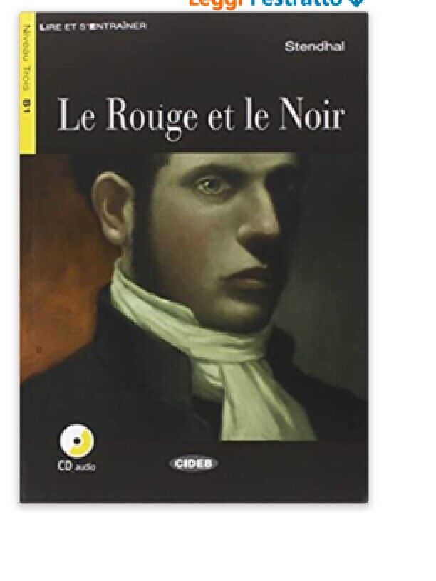 Le Rouge Et Le Noir - Book & CD [Lingua francese]: Le Rouge et le Noir + CD + Ap