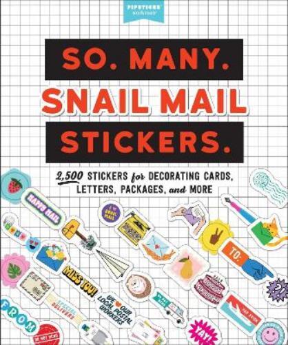 So. Many. Snail Mail Stickers. (Tascabile)