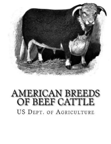 Us Dept of Agriculture American Breeds of Beef Cattle (Tascabile)