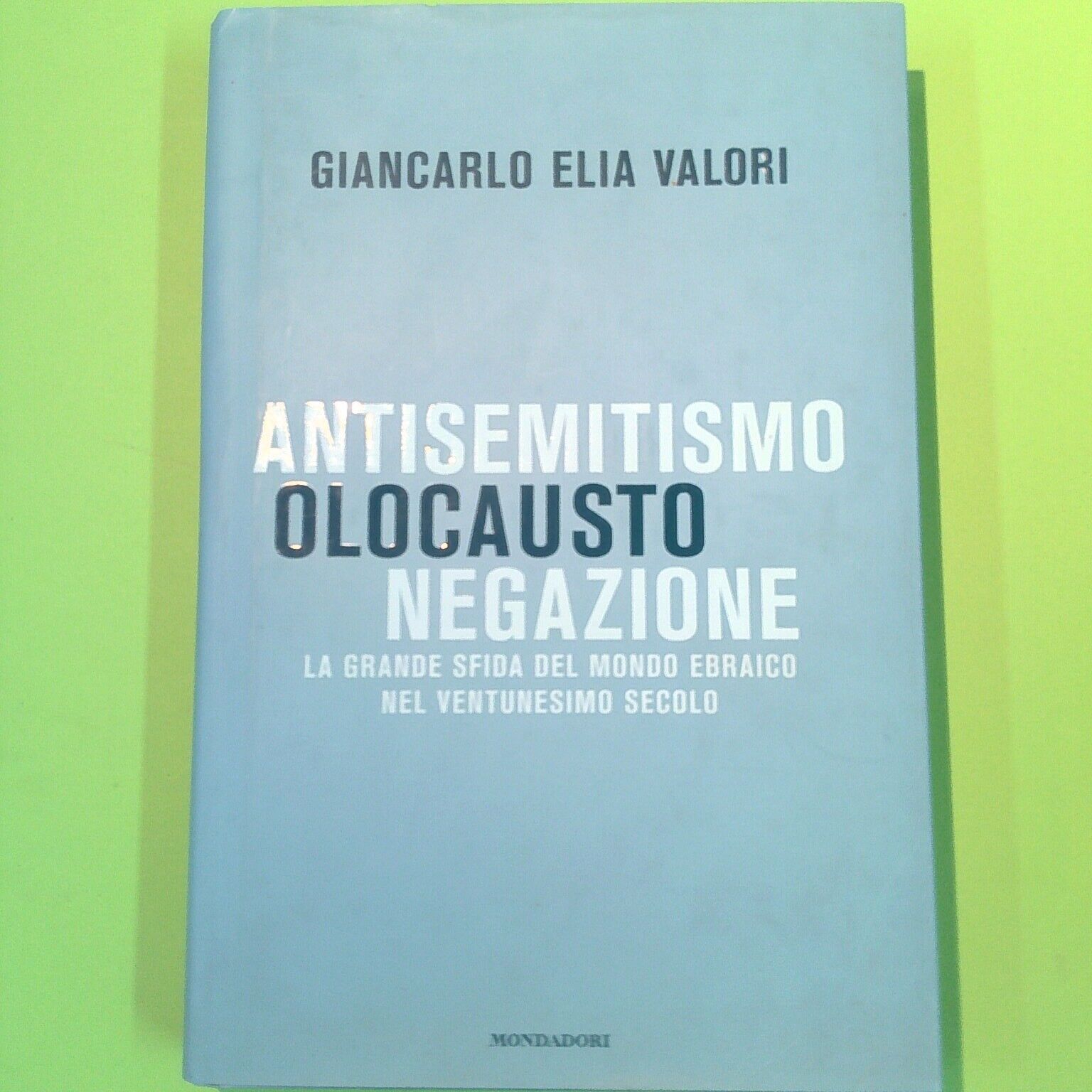 ANTISEMITISMO OLOCAUSTO NEGAZIONE VALORI MONDADORI