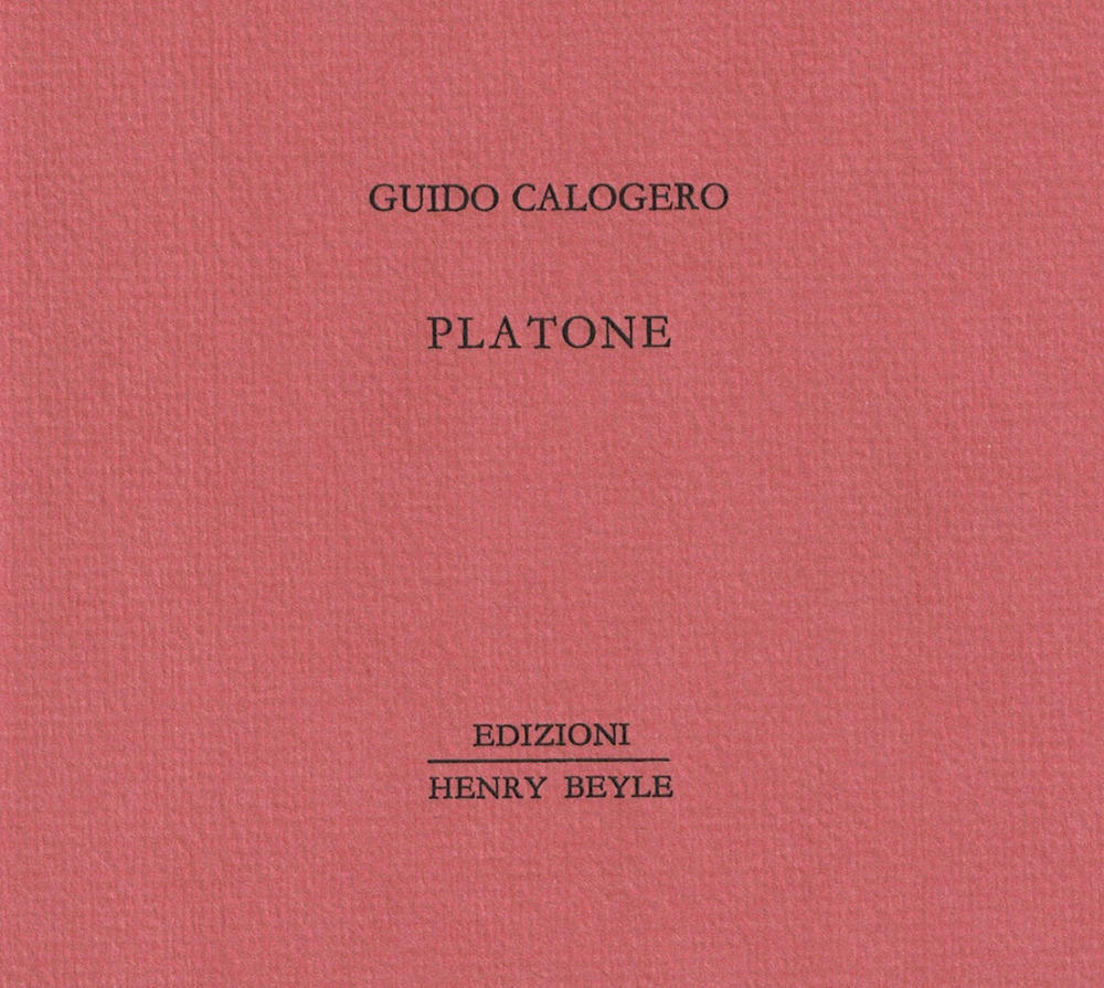 Libri Guido Calogero - Platone