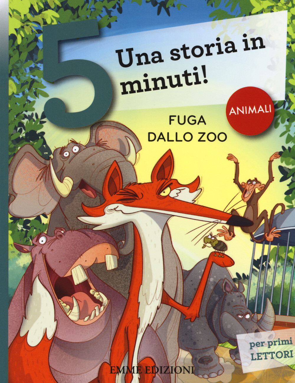 Libri Stefano Bordiglioni - Fuga Dallo Zoo. Una Storia In 5 Minuti! Ediz. A Colo