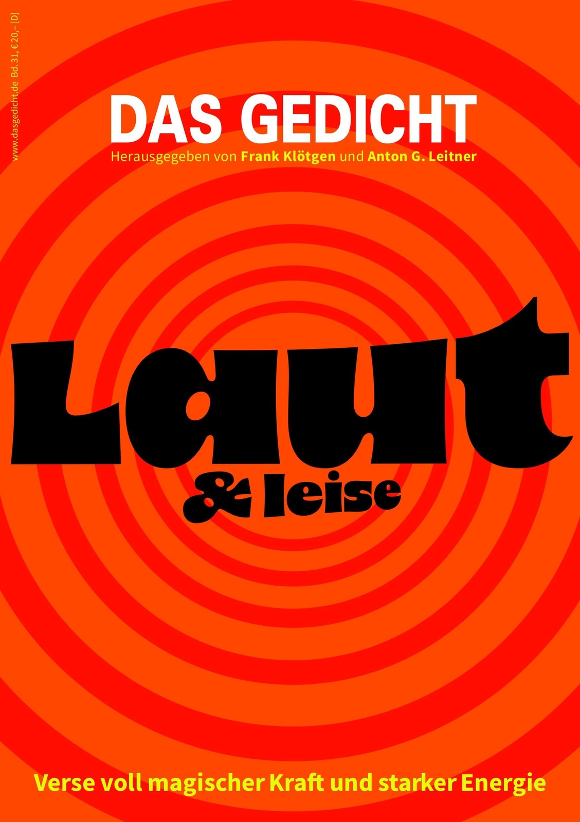 Anton G. Leitne Das Gedicht. Zeitschrift /Jahrbuch für Lyrik, Essay  (Tascabile)