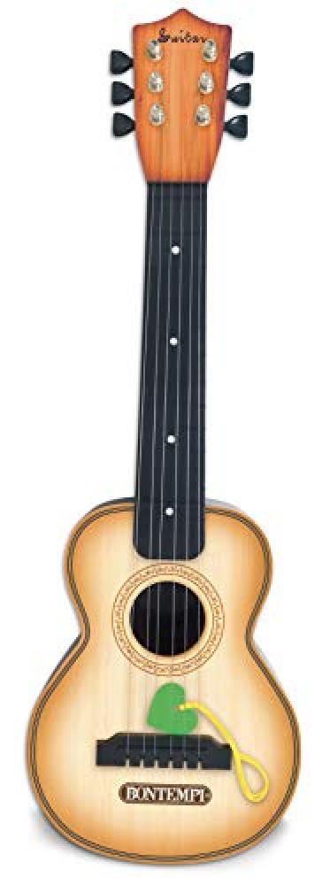 Bontempi Bontempi-20 5510-Chitarra a 6 Corde, L. 55 cm, Colore Marrone, 20 5510