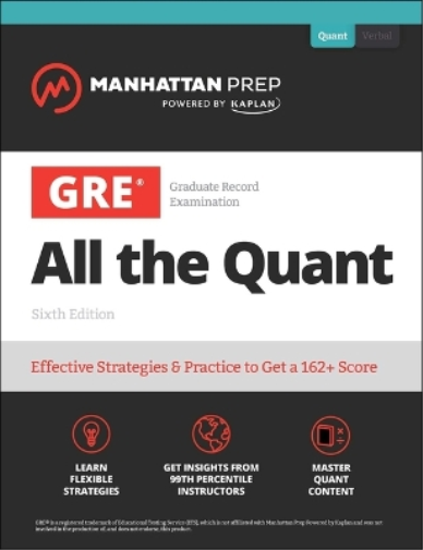 GRE All the Quant (Tascabile) Manhattan Prep GRE Prep