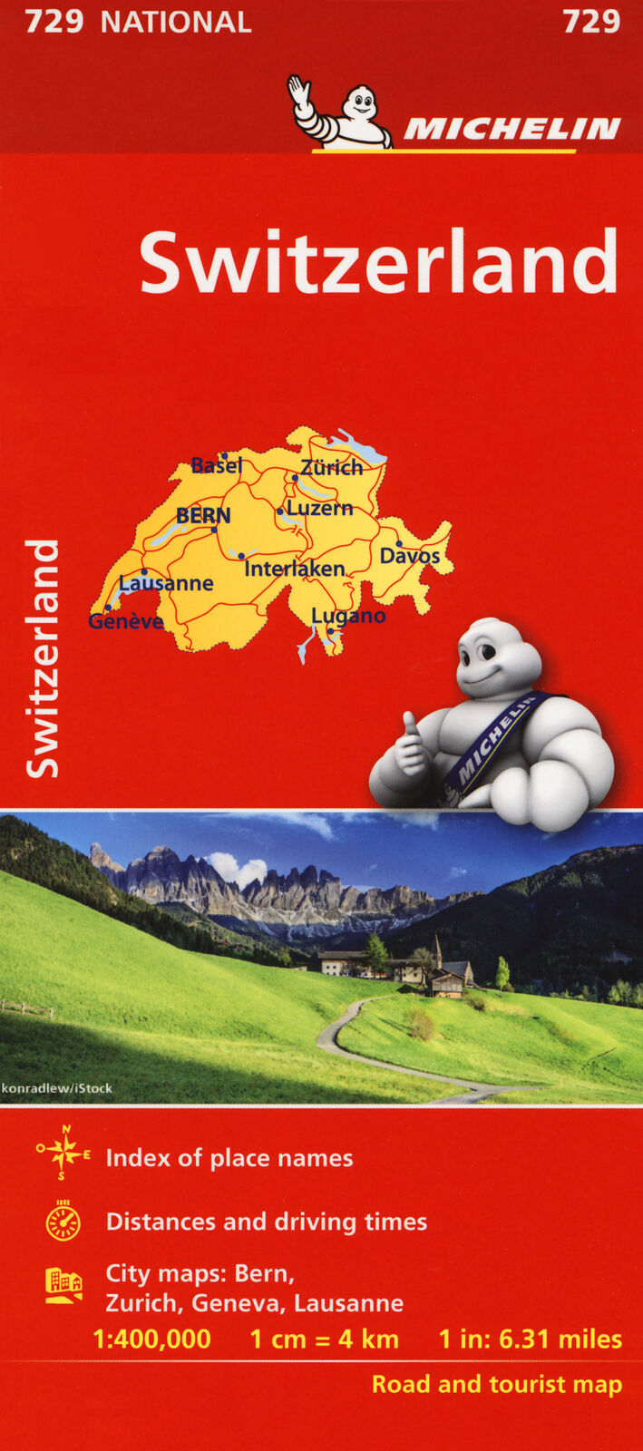 Suisse-Switzerland 1:400.000 - AA.VV.