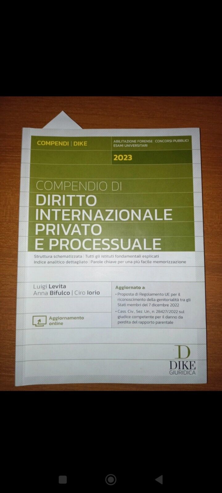 compendio di diritto internazionale privato 2023
