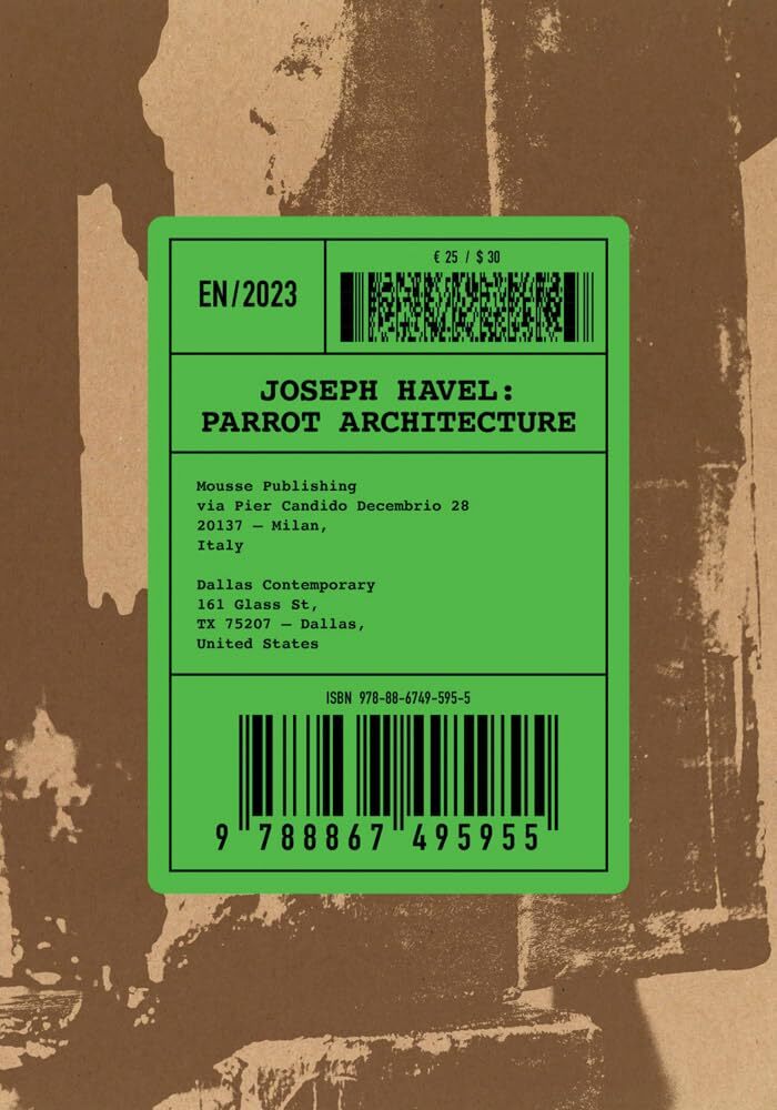 9788867495955 Joseph Havel: Parrot Architecture - AA. VV.