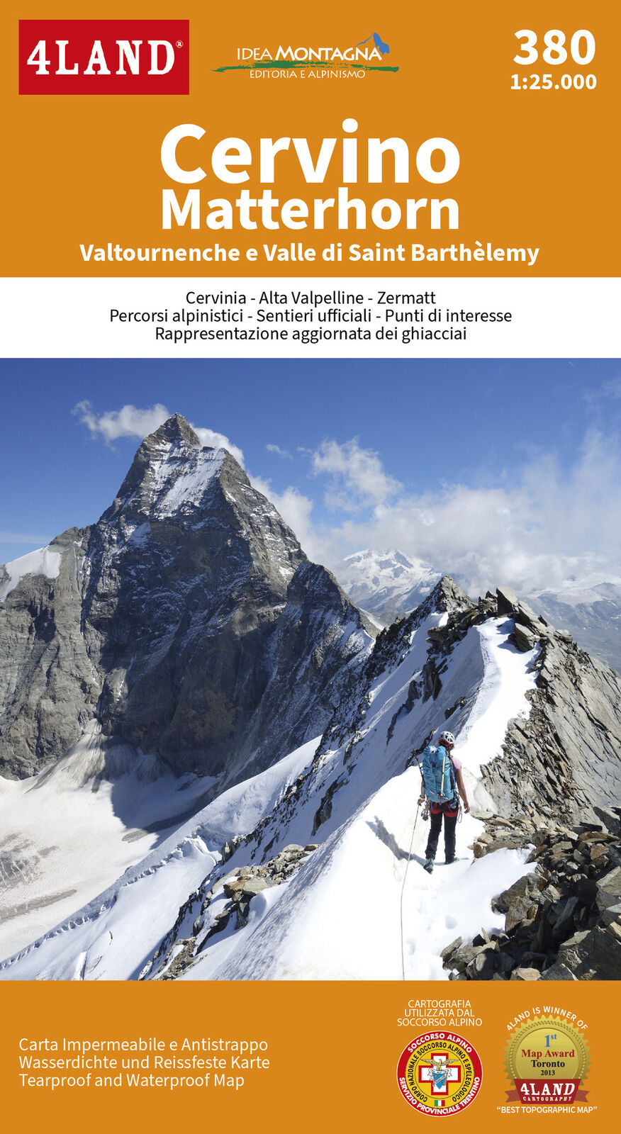 Libri Cervino Matterhorn. Valtournenche E Valle Di Saint Barthelemy. Carta 1:25.