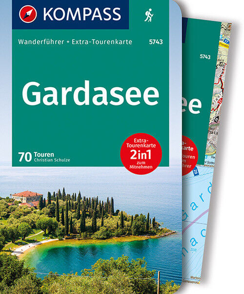 Libri Christian Schulze - Guida Escursionistica N. 5743. Gardasee. Con Carta