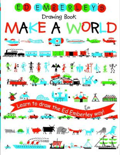 Ed Emberley Ed Emberley's Drawing Book: Make A World (Tascabile)